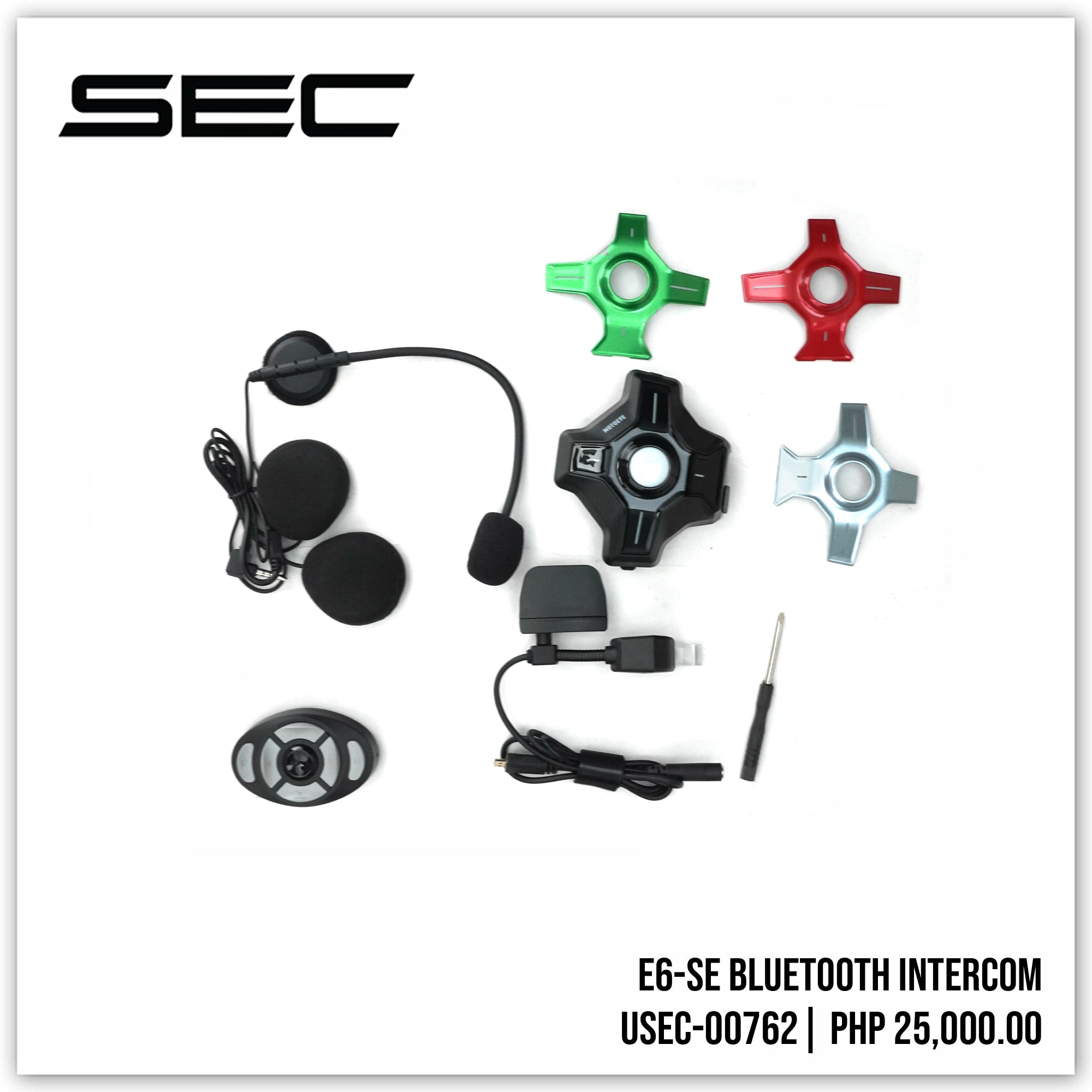 E6-SE Helmet Bluetooth Intercom