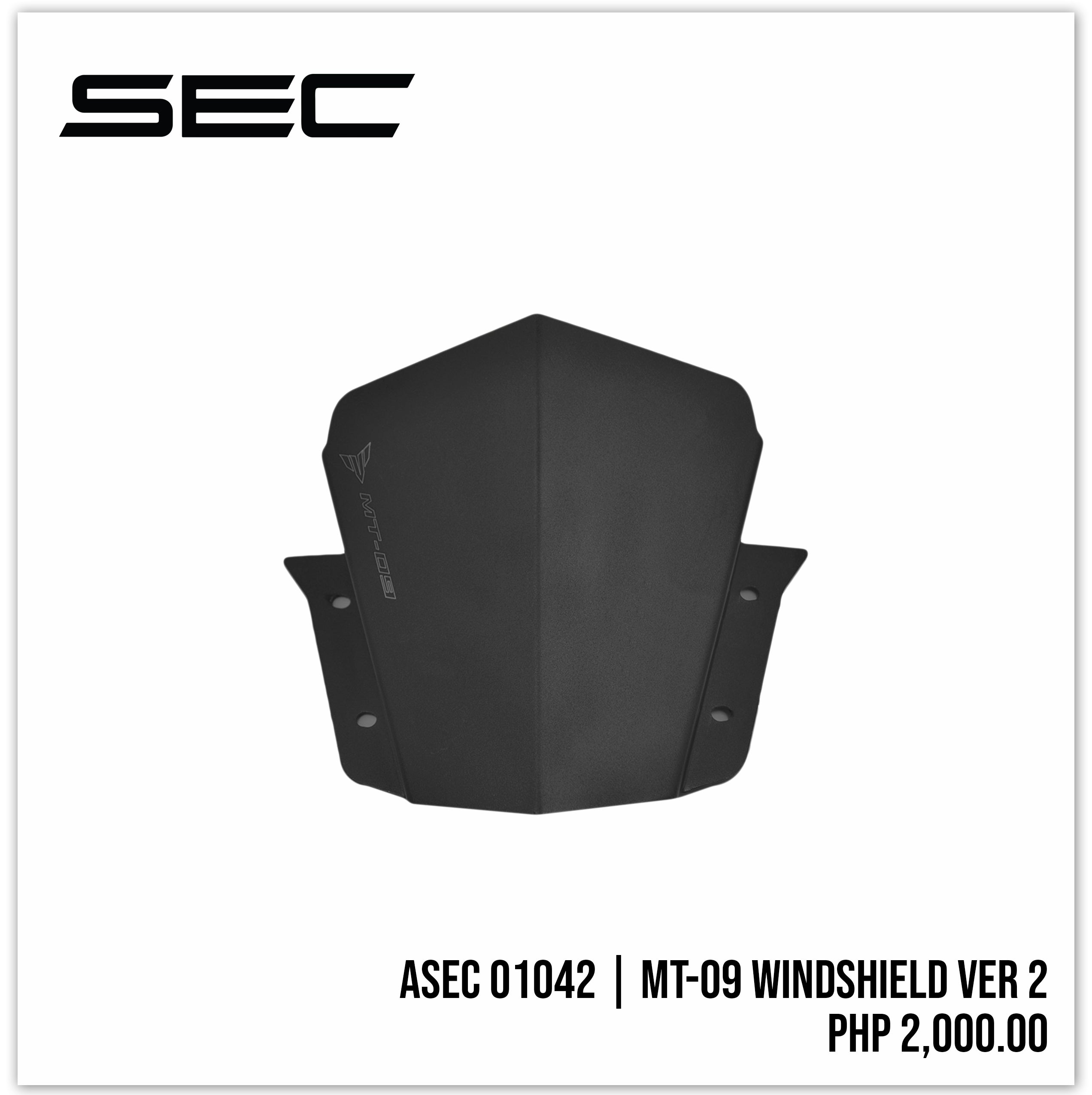 MT-09 Windshield ver 2