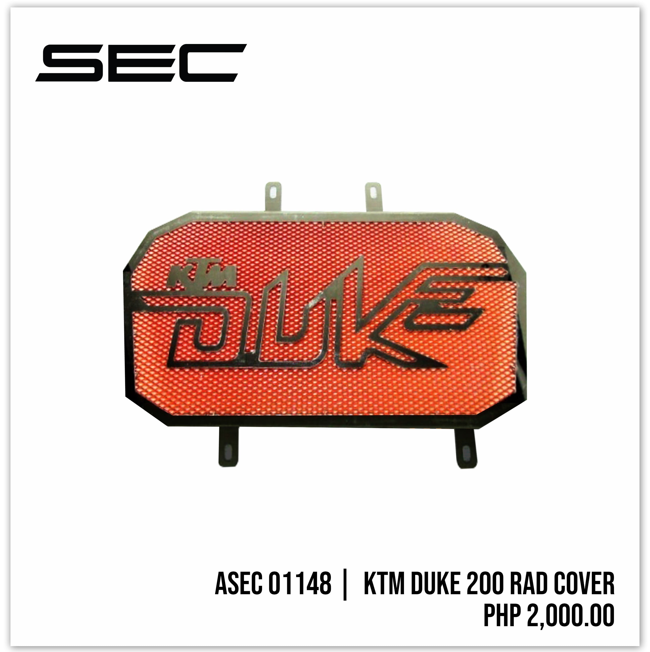 KTM Duke 200 Rad Cover