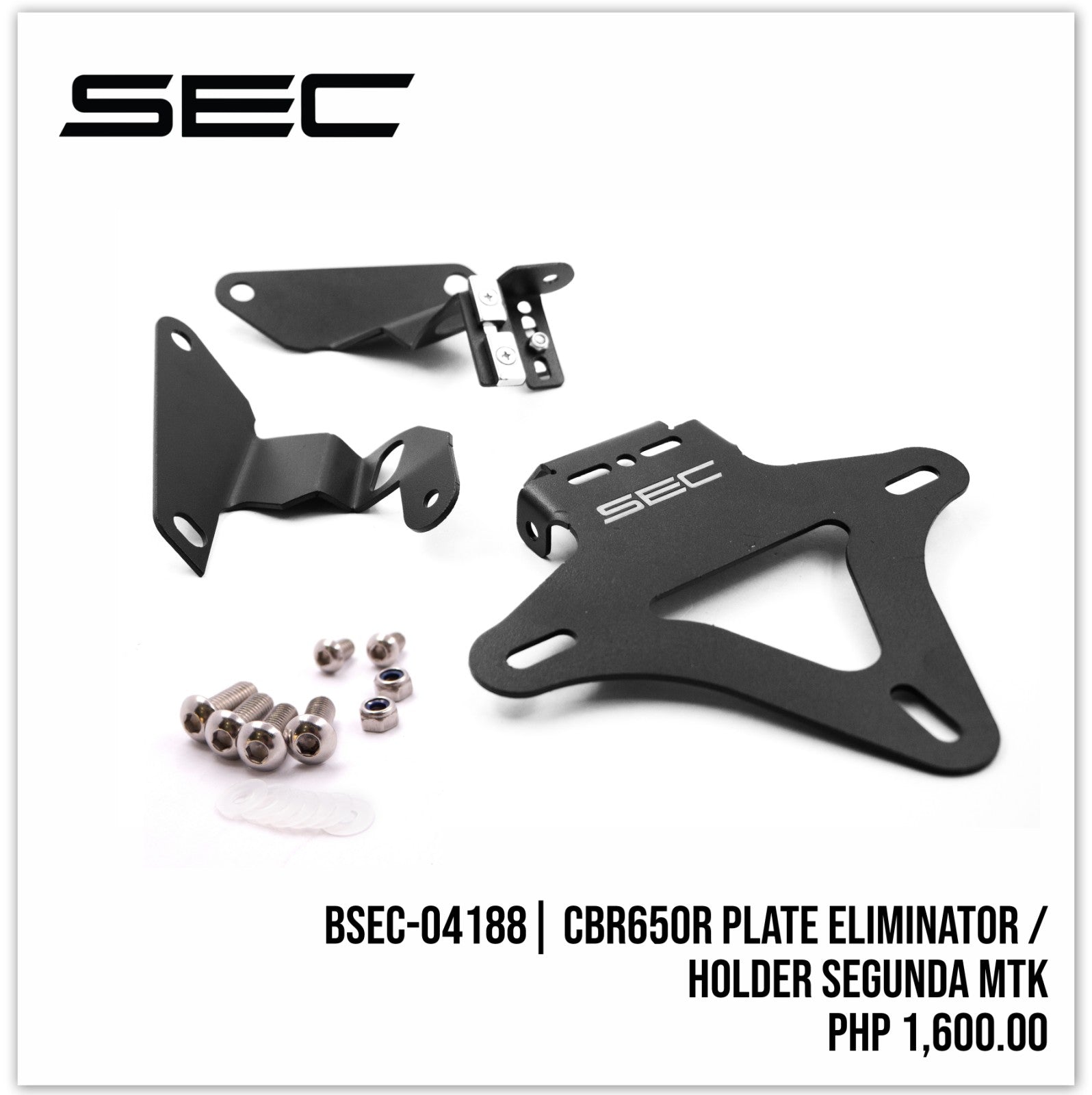 CB650R Plate Eliminator/Holder Segunda MTK