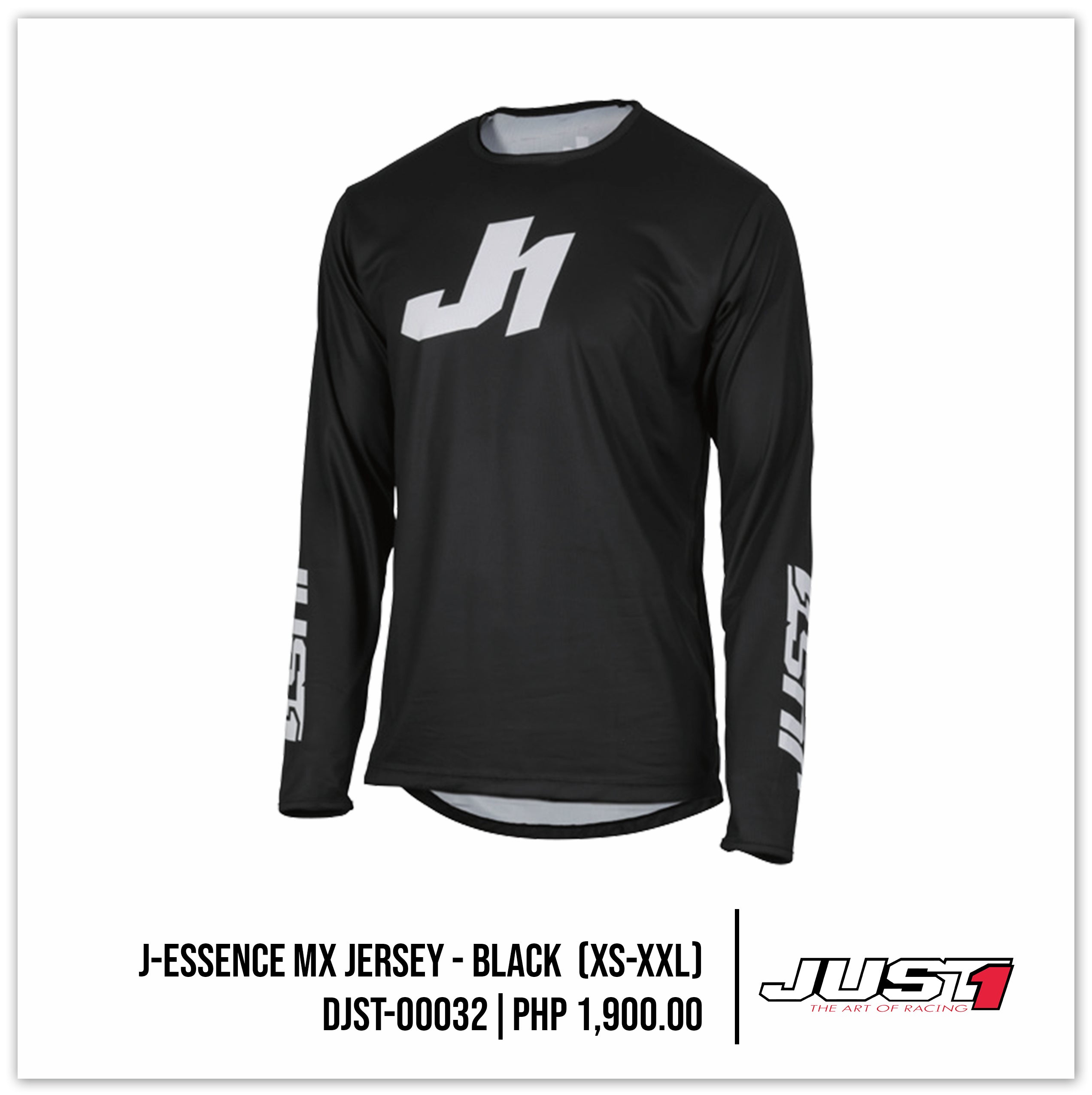 J-ESSENCE MX JERSEY - BLACK