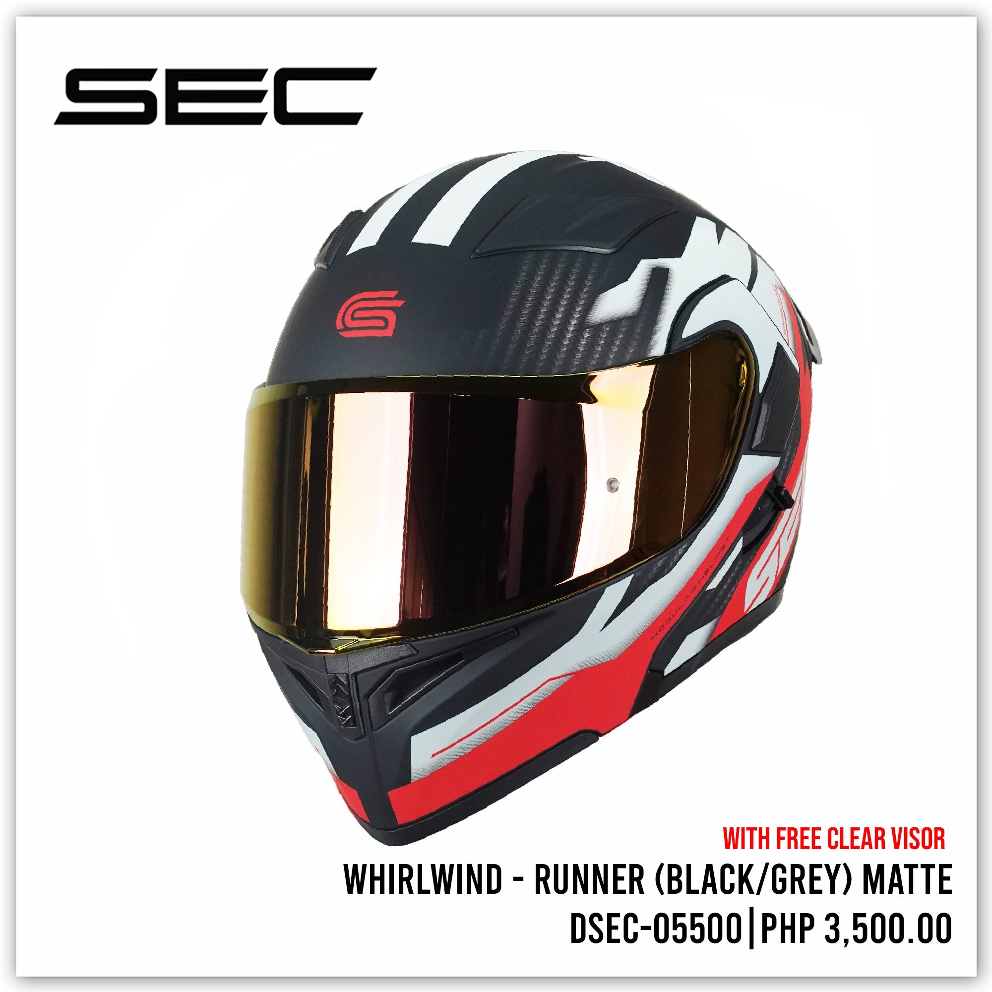 Whirlwind - Runner (Black/Grey)