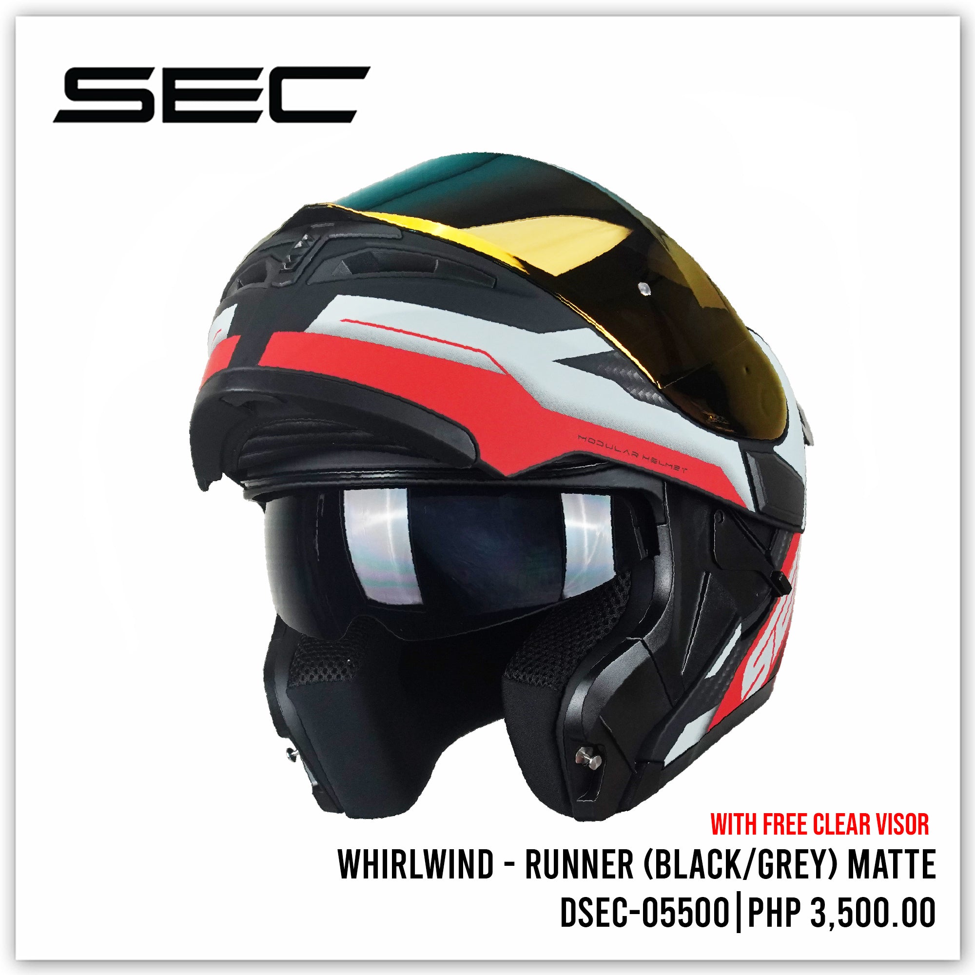 Whirlwind - Runner (Black/Grey)