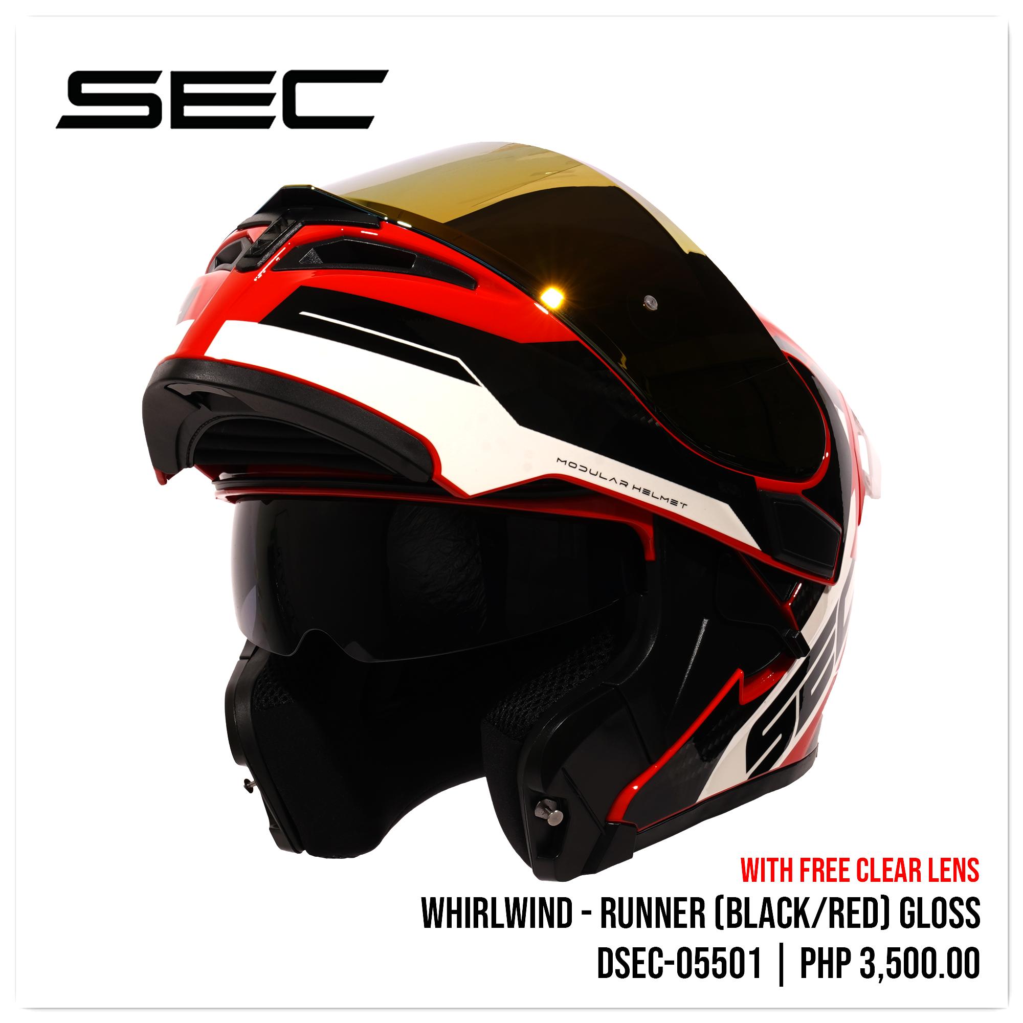 Whirlwind - Runner (Black/Red)