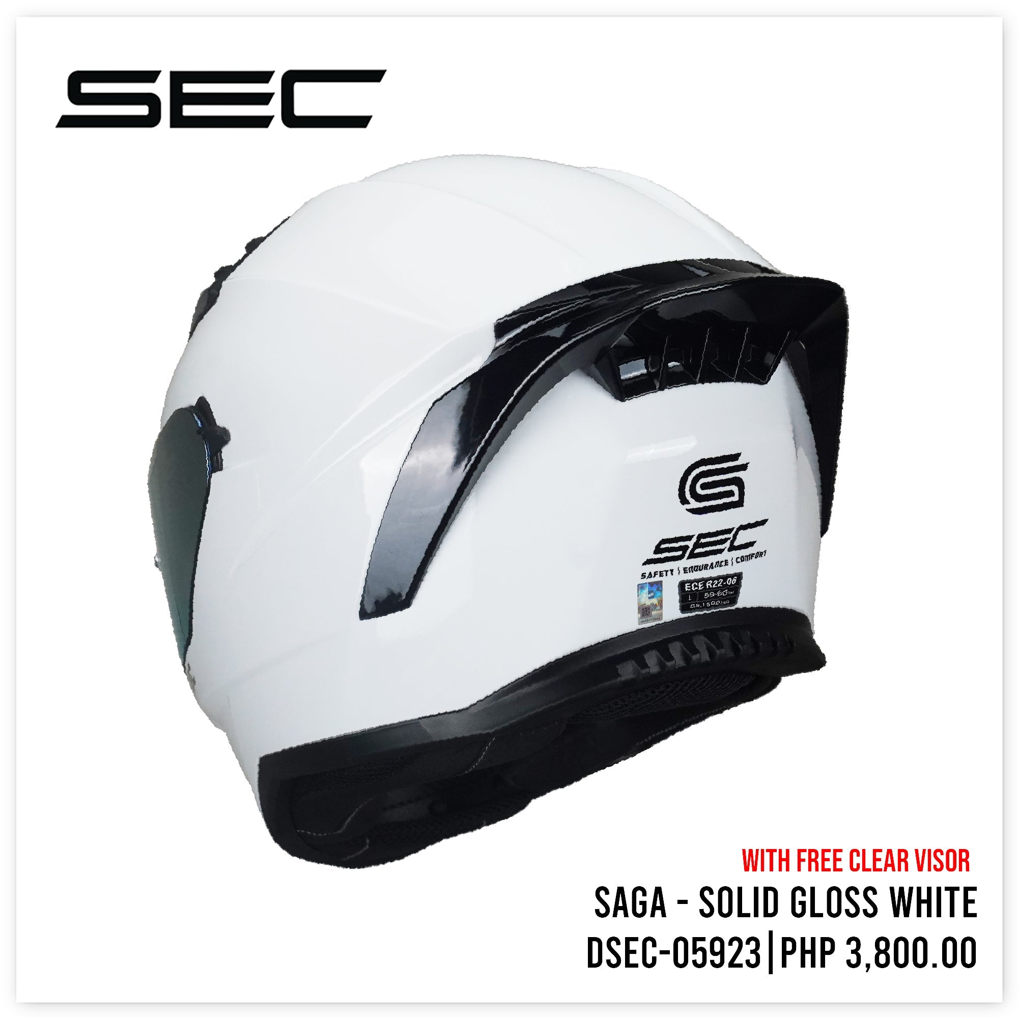 SAGA - Plain Gloss White