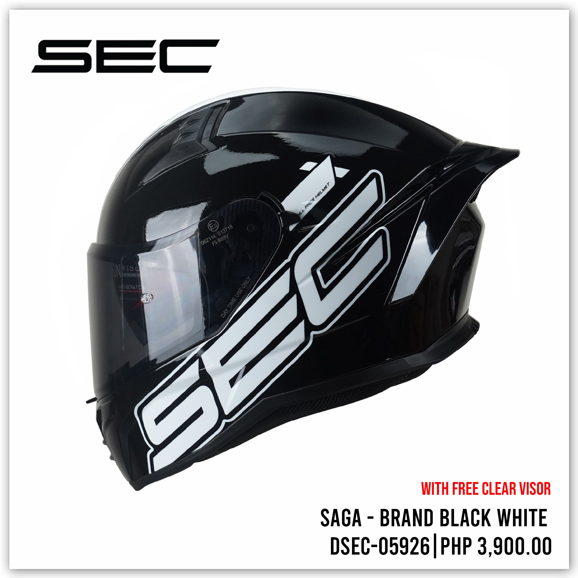 SAGA - Brand Black/White