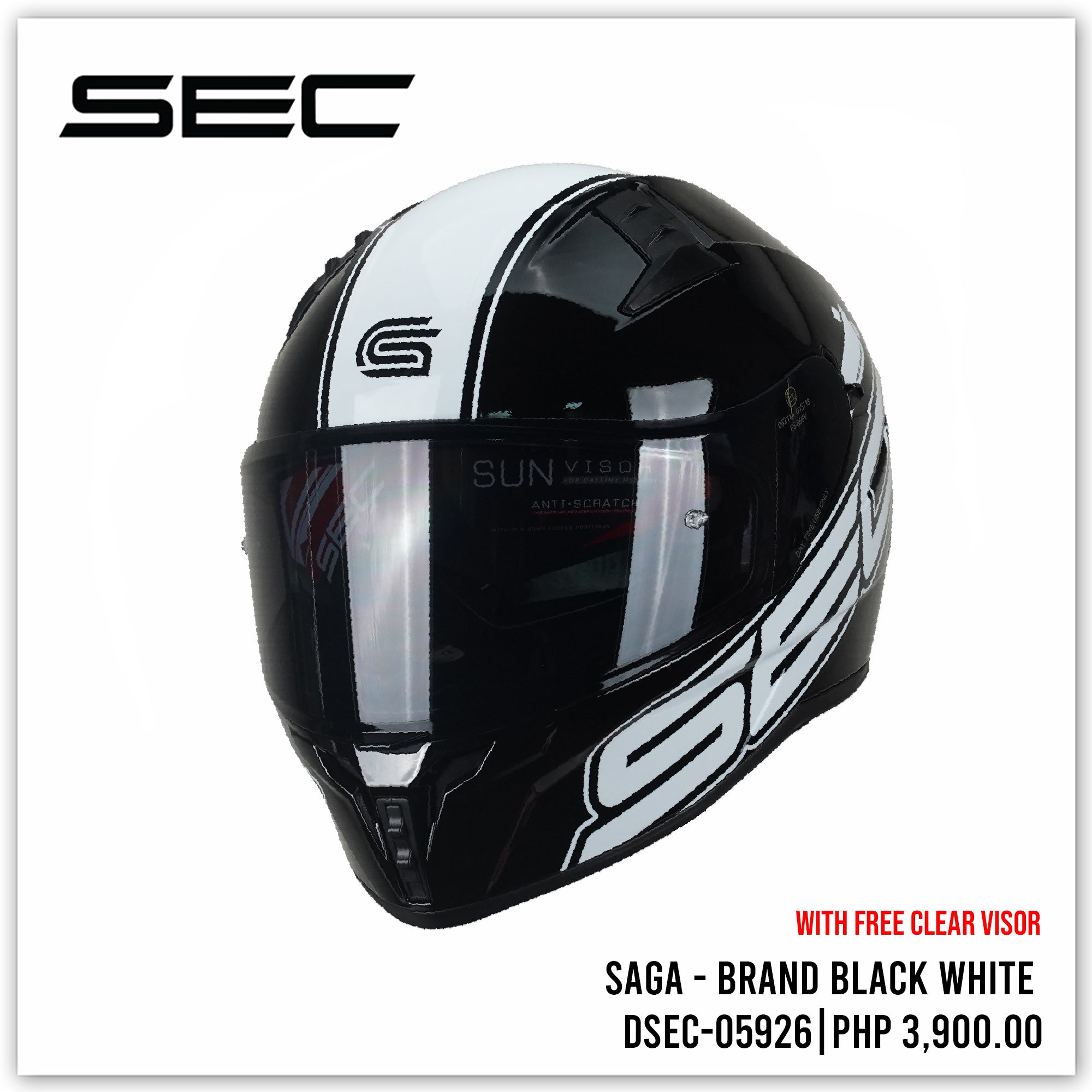 SAGA - Brand Black/White