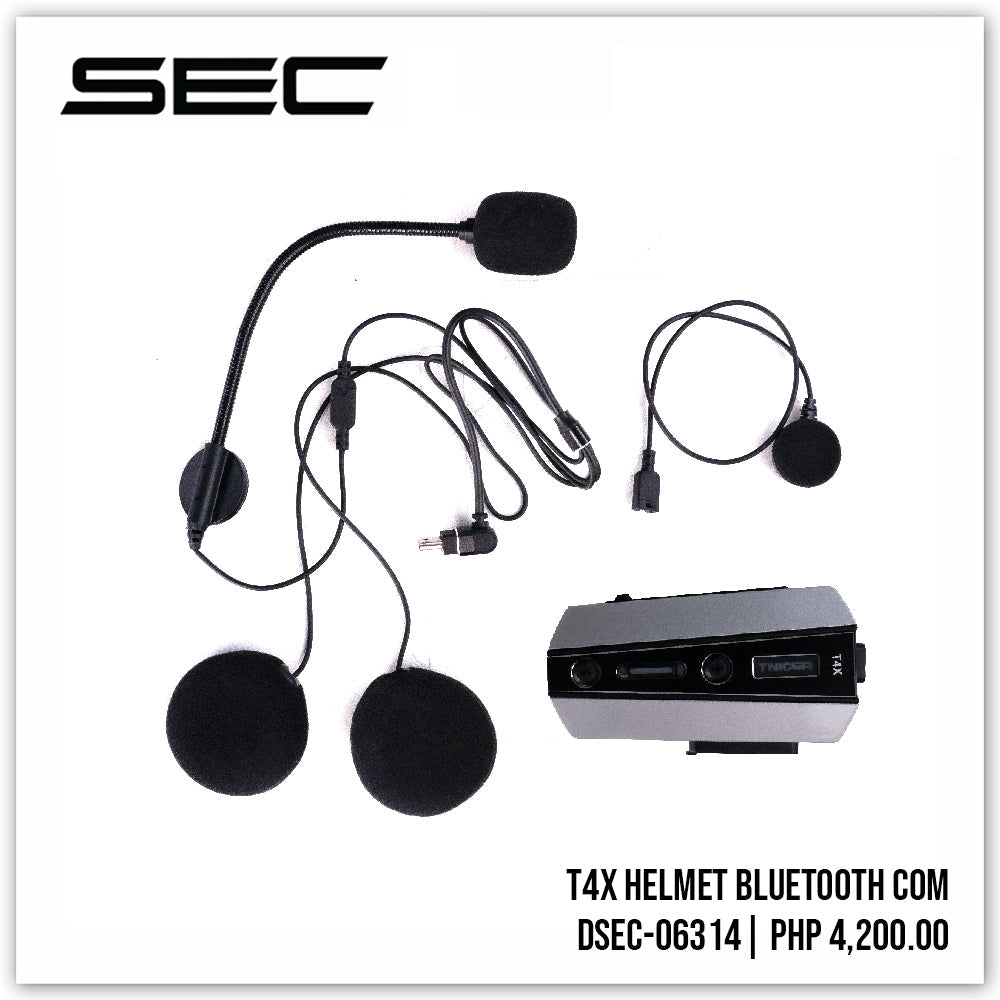 T4X Helmet Bluetooth com