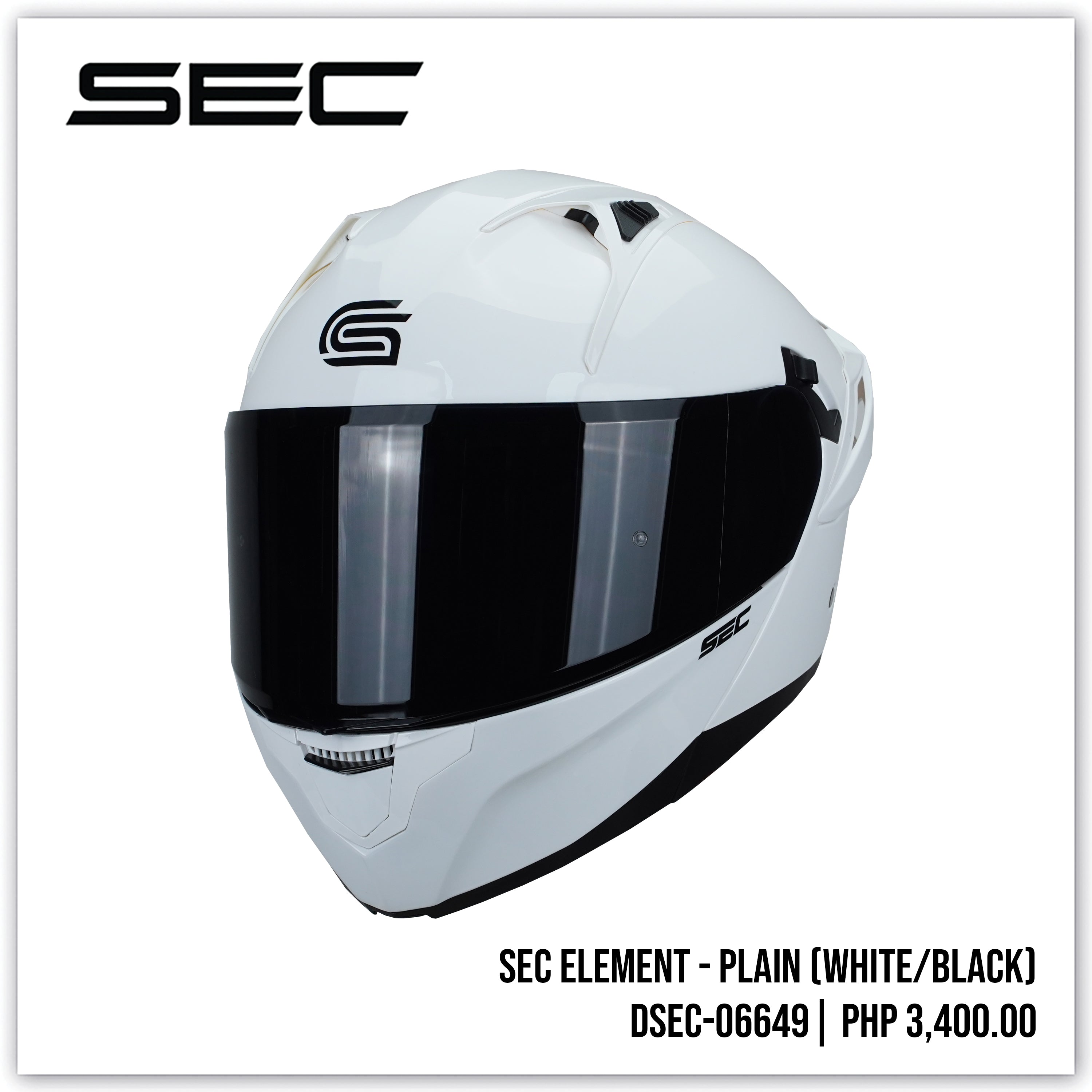 SEC ELEMENT - PLAIN (WHITE/BLACK)