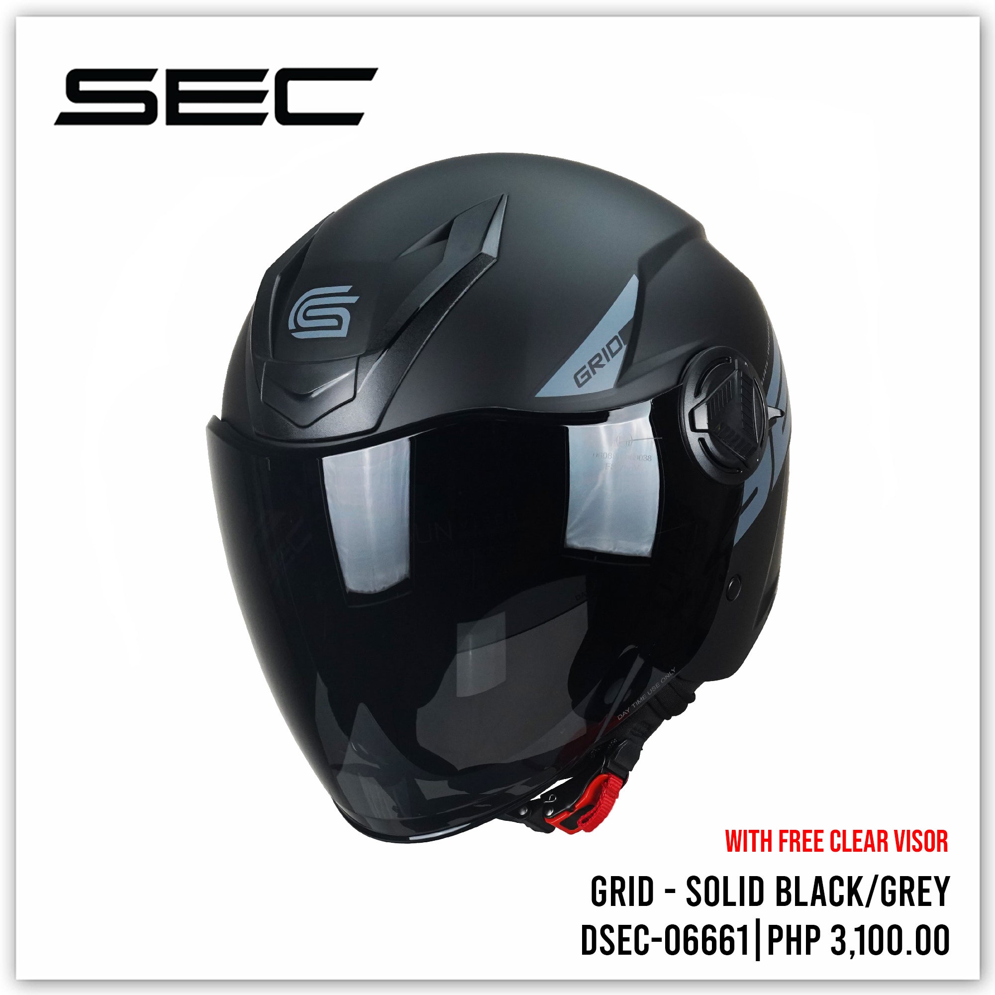 GRID - SOLID BLACK/GREY