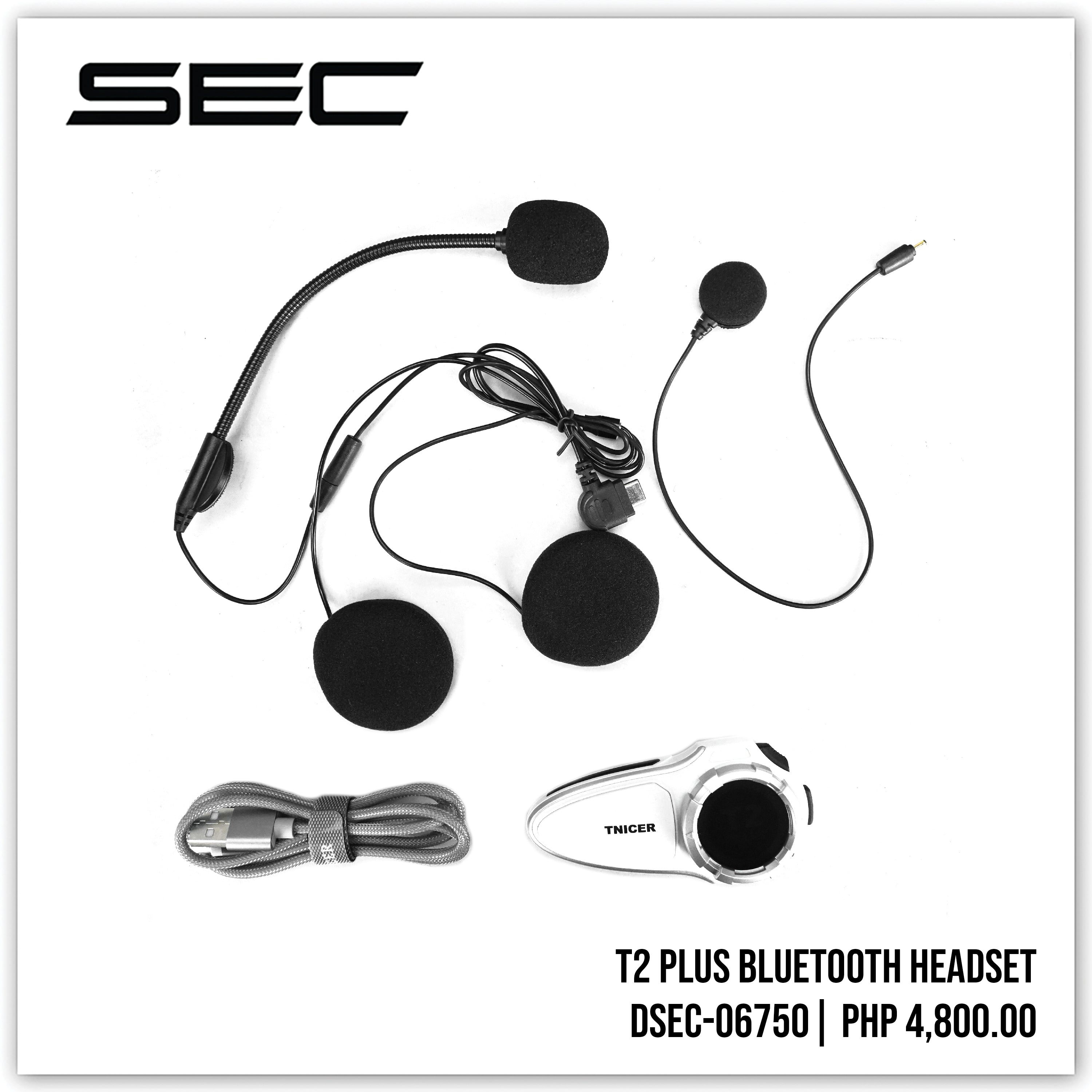 T2 Plus Bluetooth Headset
