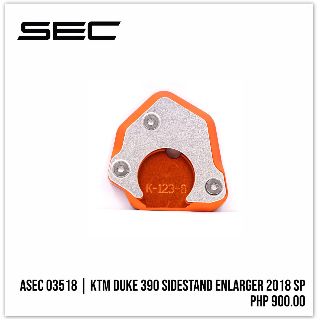 KTM Duke 390 Sidestand Enlarger 2018 SP