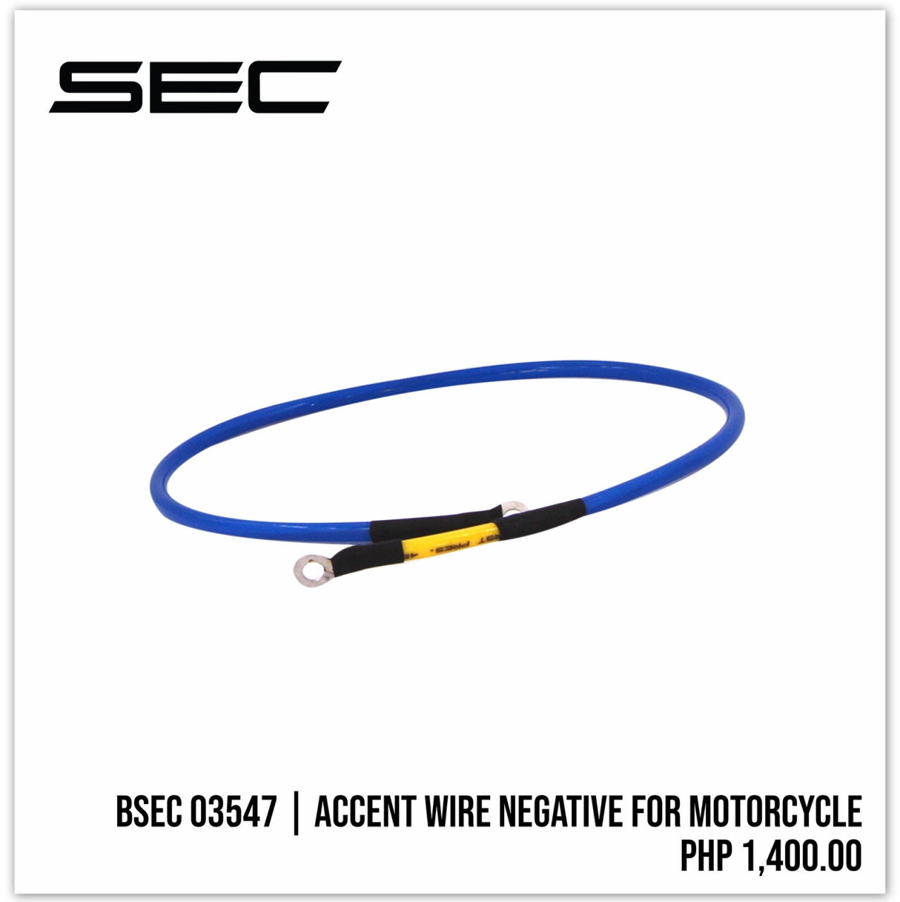 Accent Wire Negative for Motorcycle