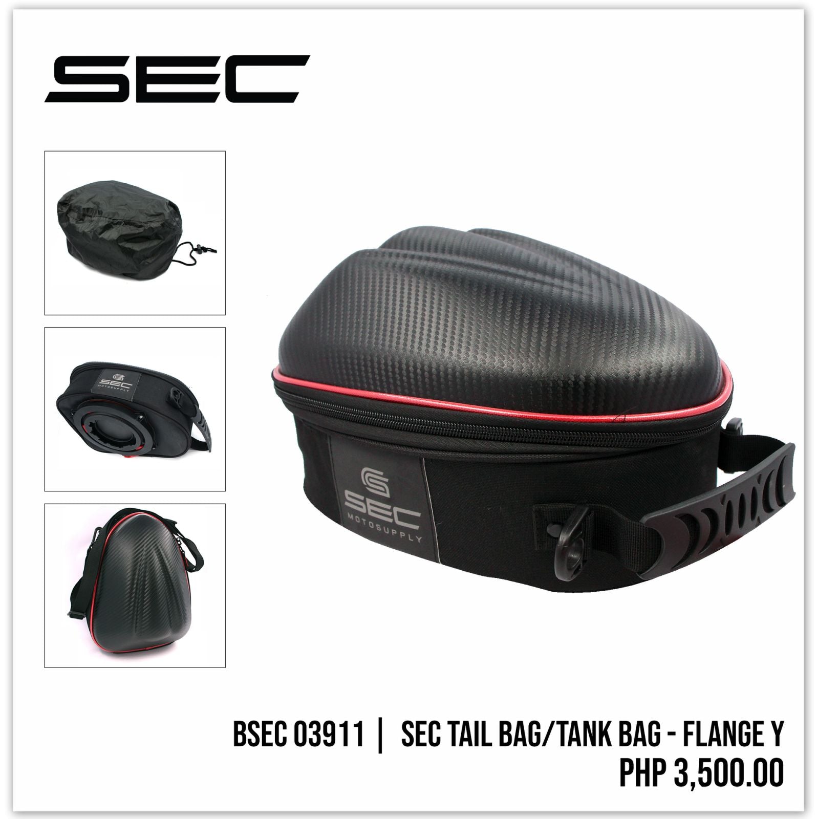 SEC Tail Bag/Tank Bag - Flange Y