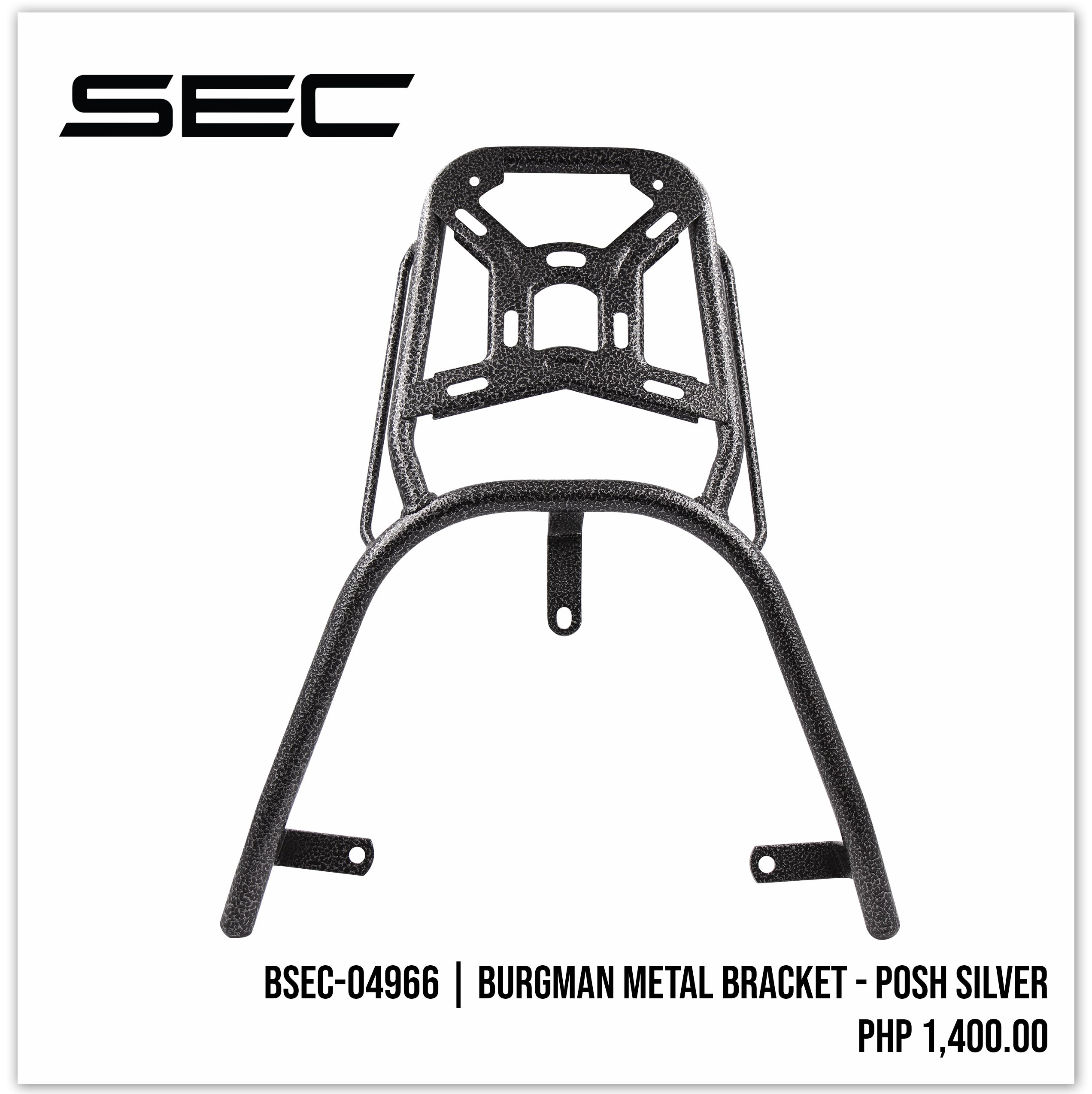 Burgman Metal Bracket - Posh Silver