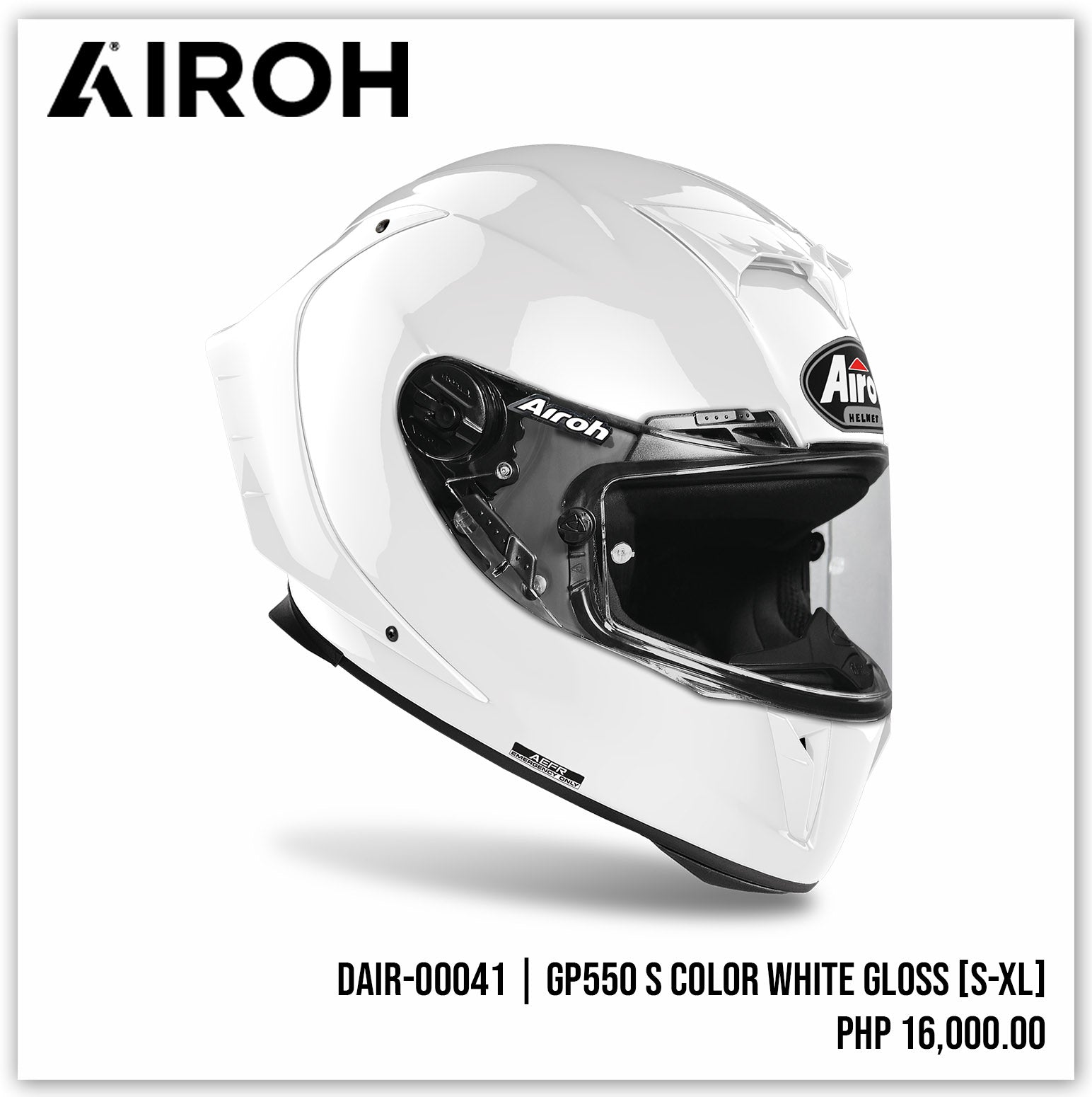 Airoh Gp550 Underplates Kit | [en Airoh Gp550 Underplates Kit | [en