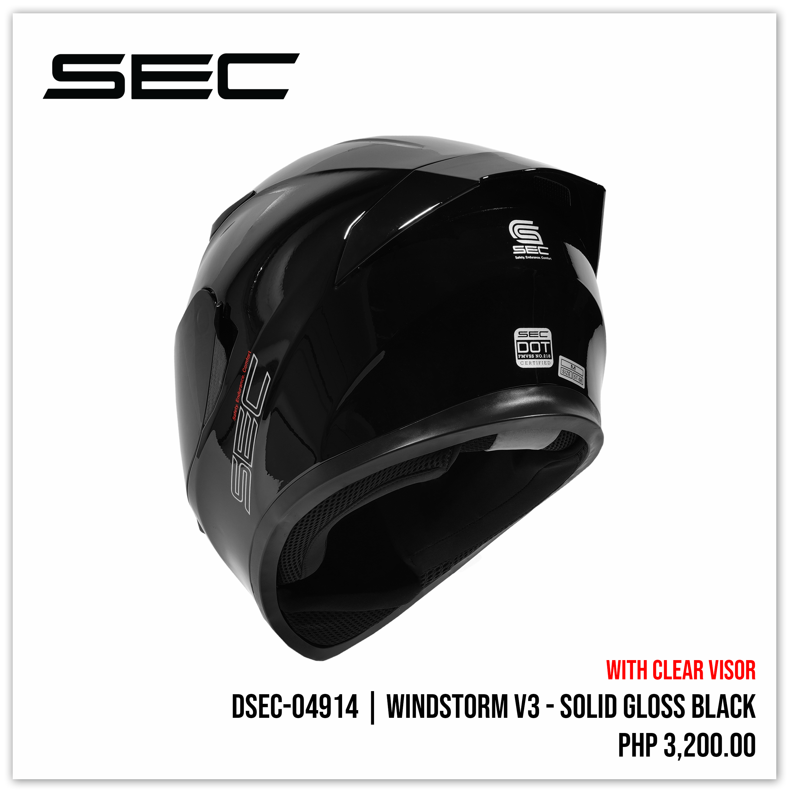 Sec windstorm matte deals black