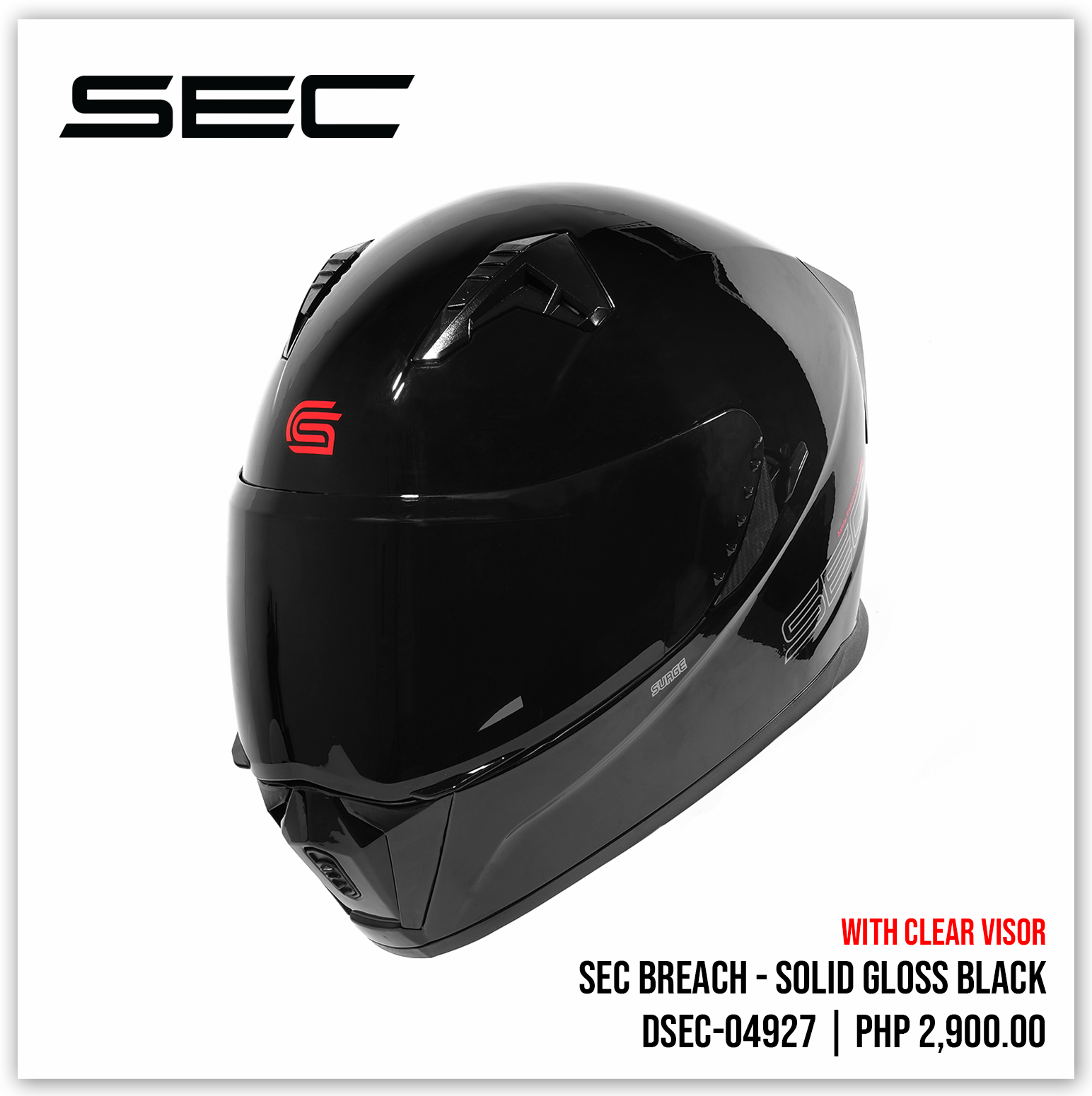SEC Breach - Solid Gloss Black