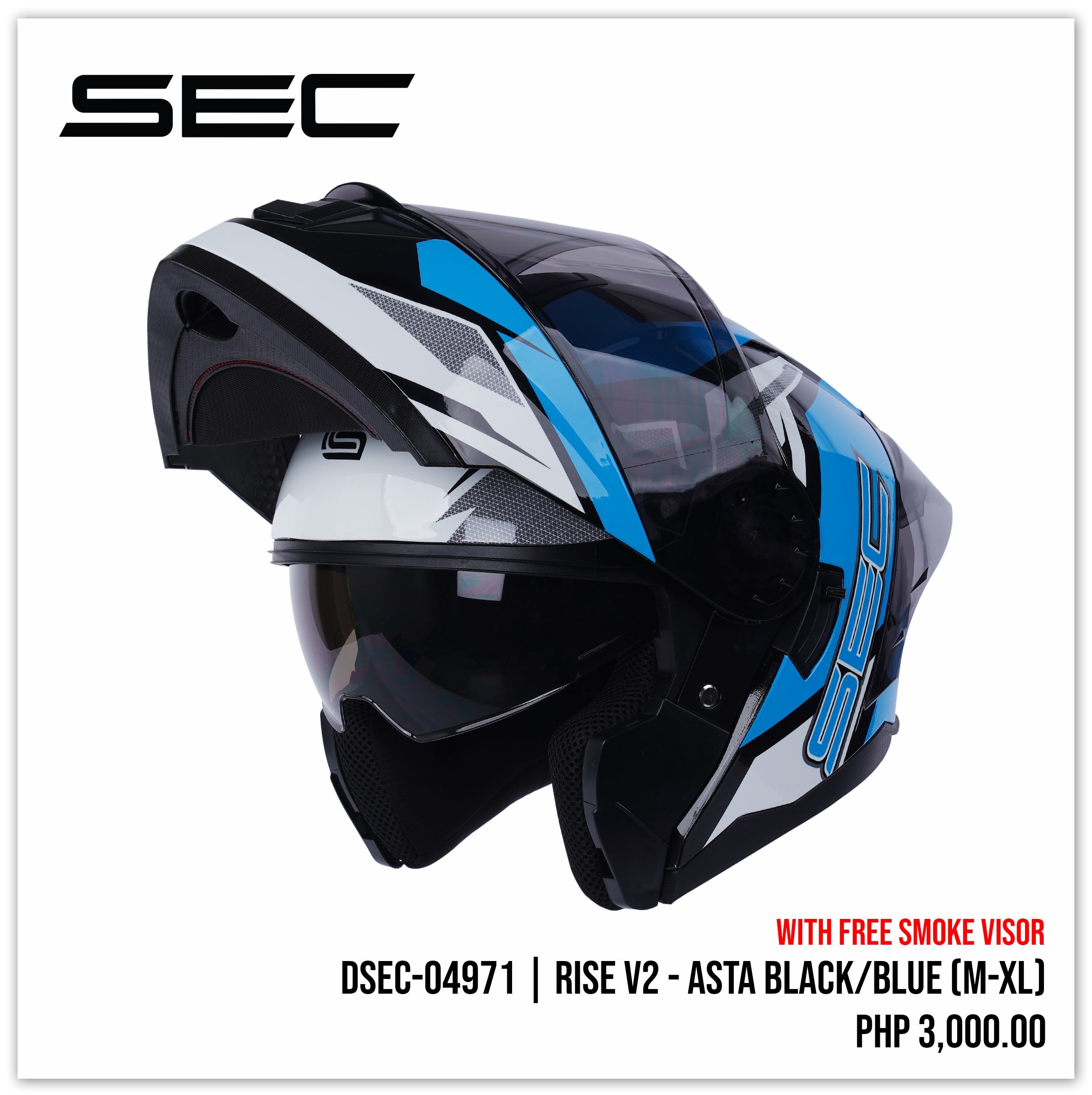 Motorcycle Sec Helmet Modular Dual Visor Crownracing Motorcycle