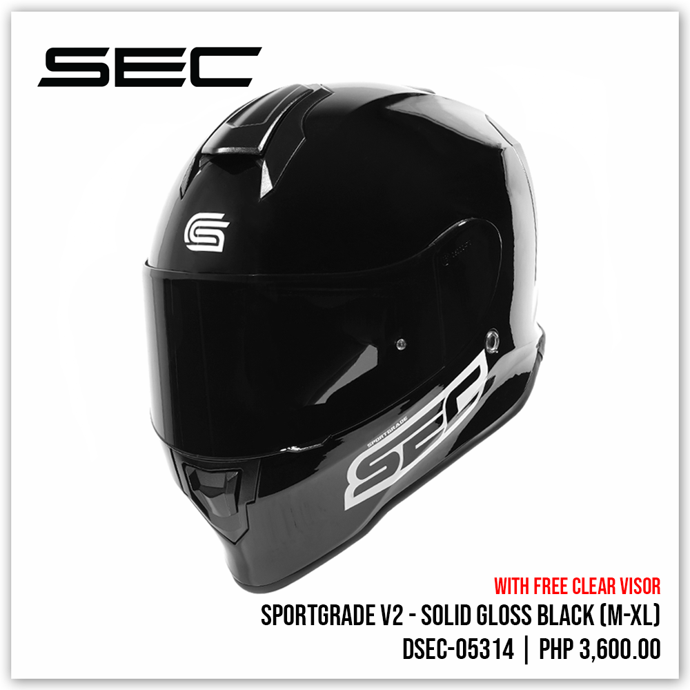 Sportgrade V2 - Solid Gloss Black