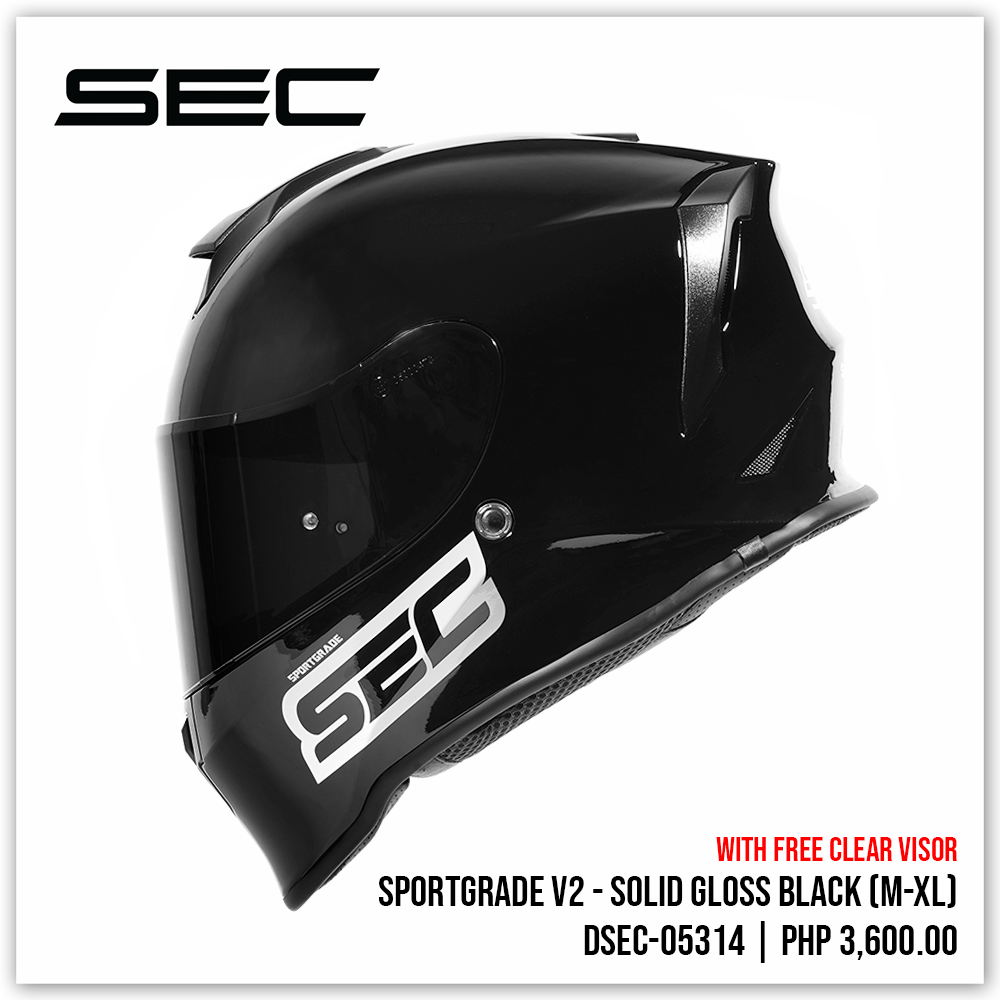 Sportgrade V2 - Solid Gloss Black