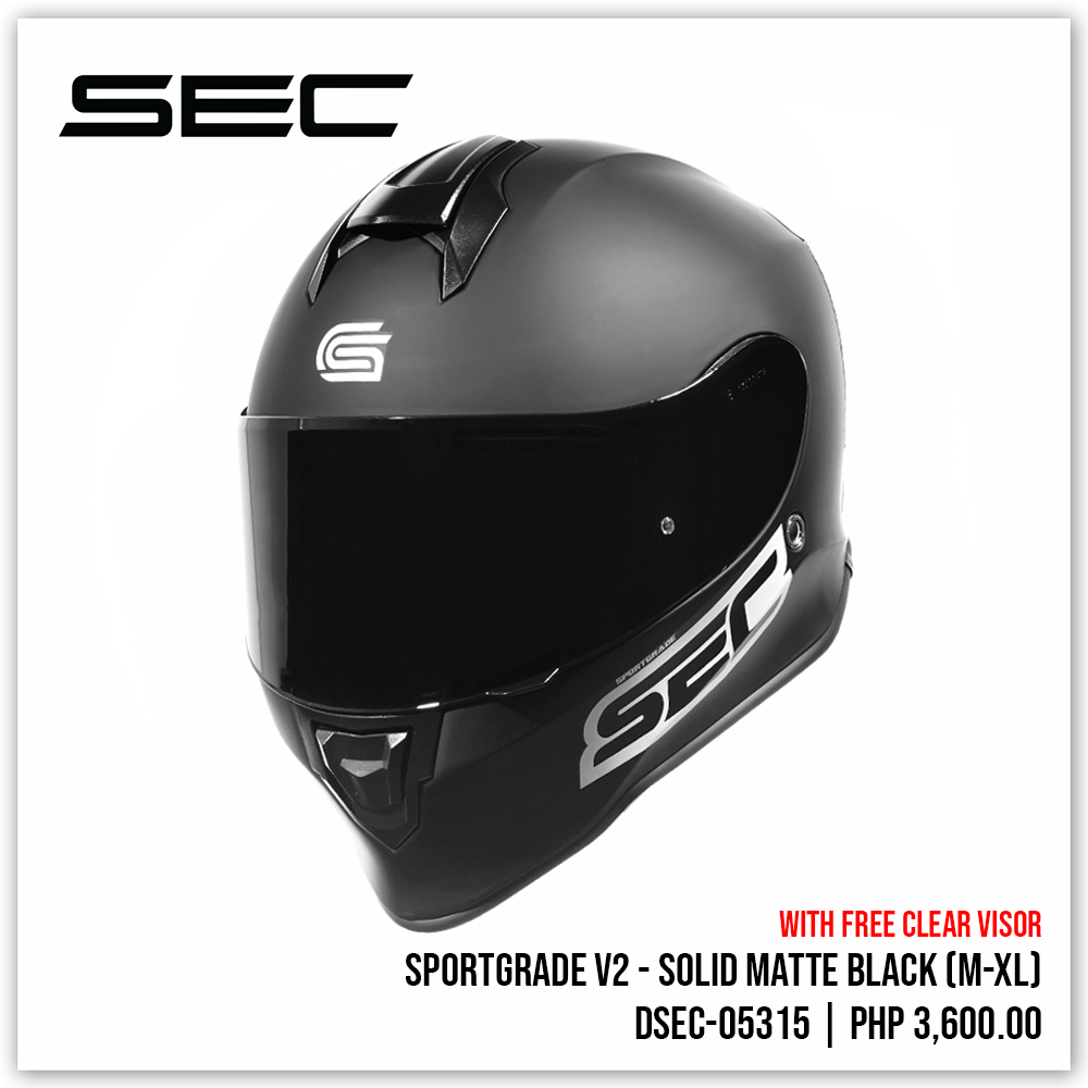 Sportgrade V2 - Solid Matte Black