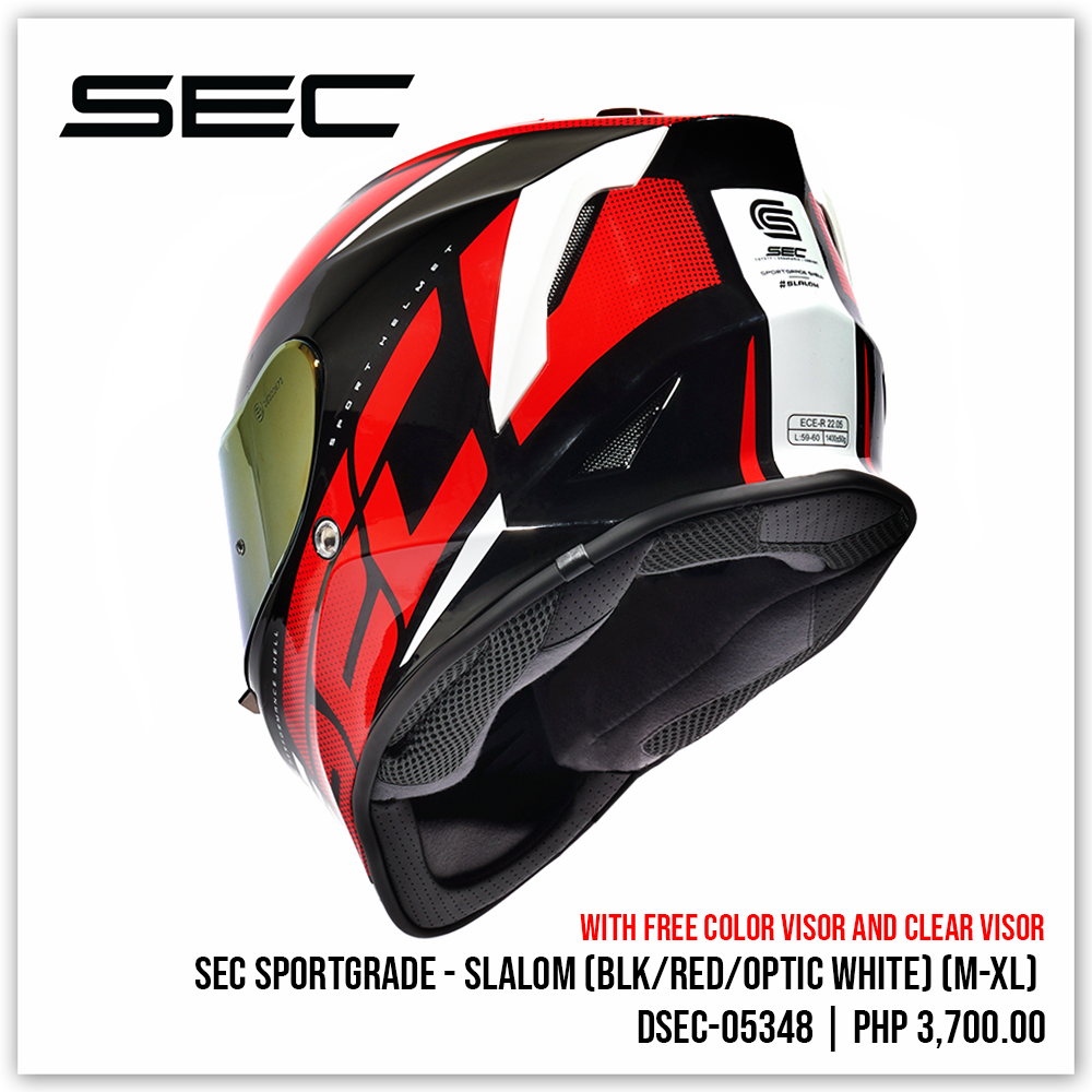Sec Smoke Visor For Helmet SEC Revolt V2 Full Face Helmet Solid