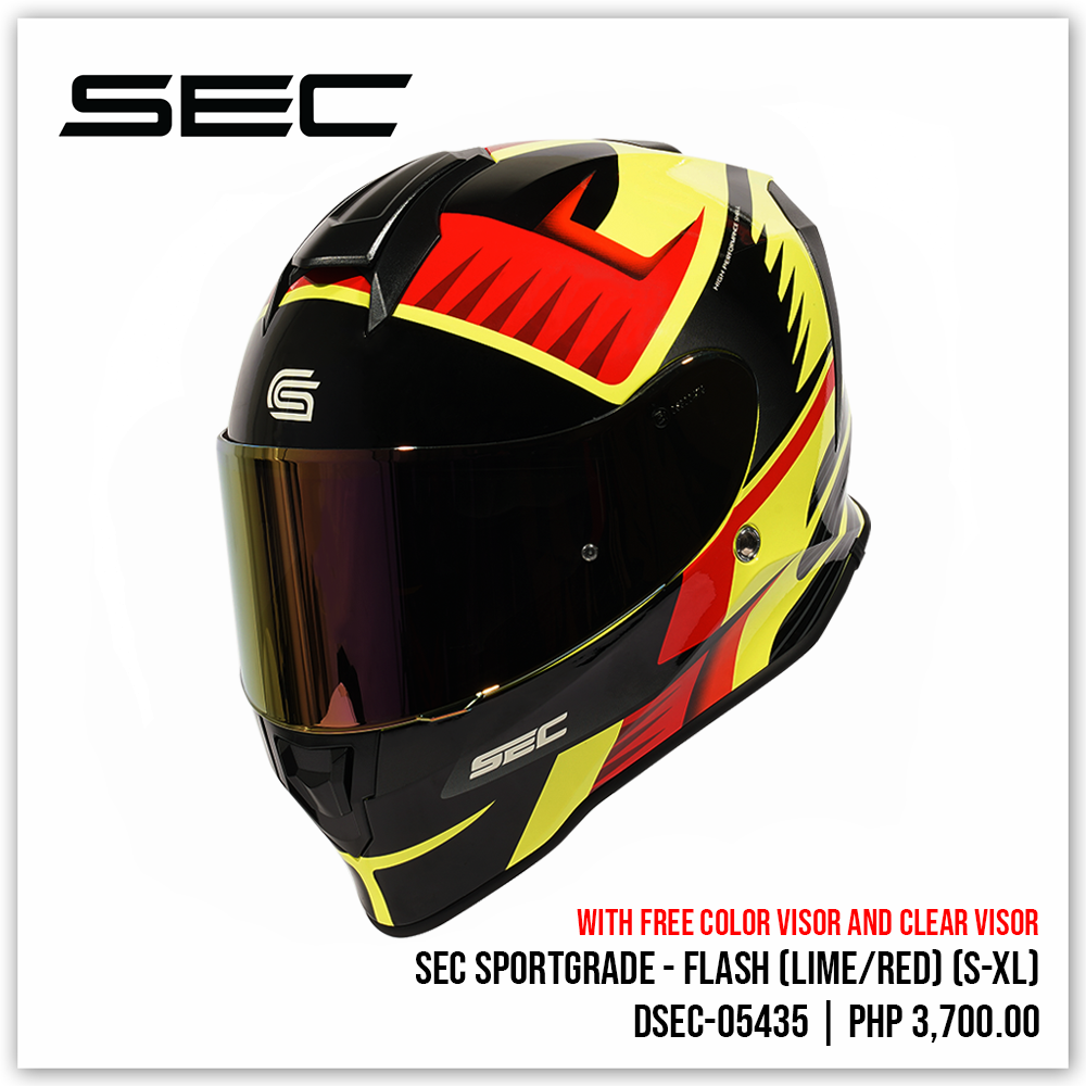 SEC Sportgrade - Flash (Lime/ Red)