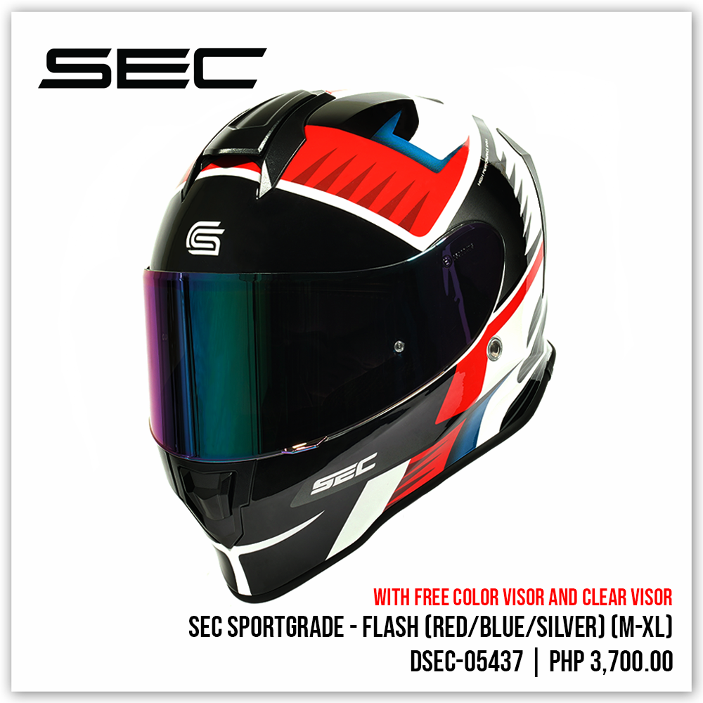 SEC Sportgrade - Flash (Red/ Blue/ SILVER)