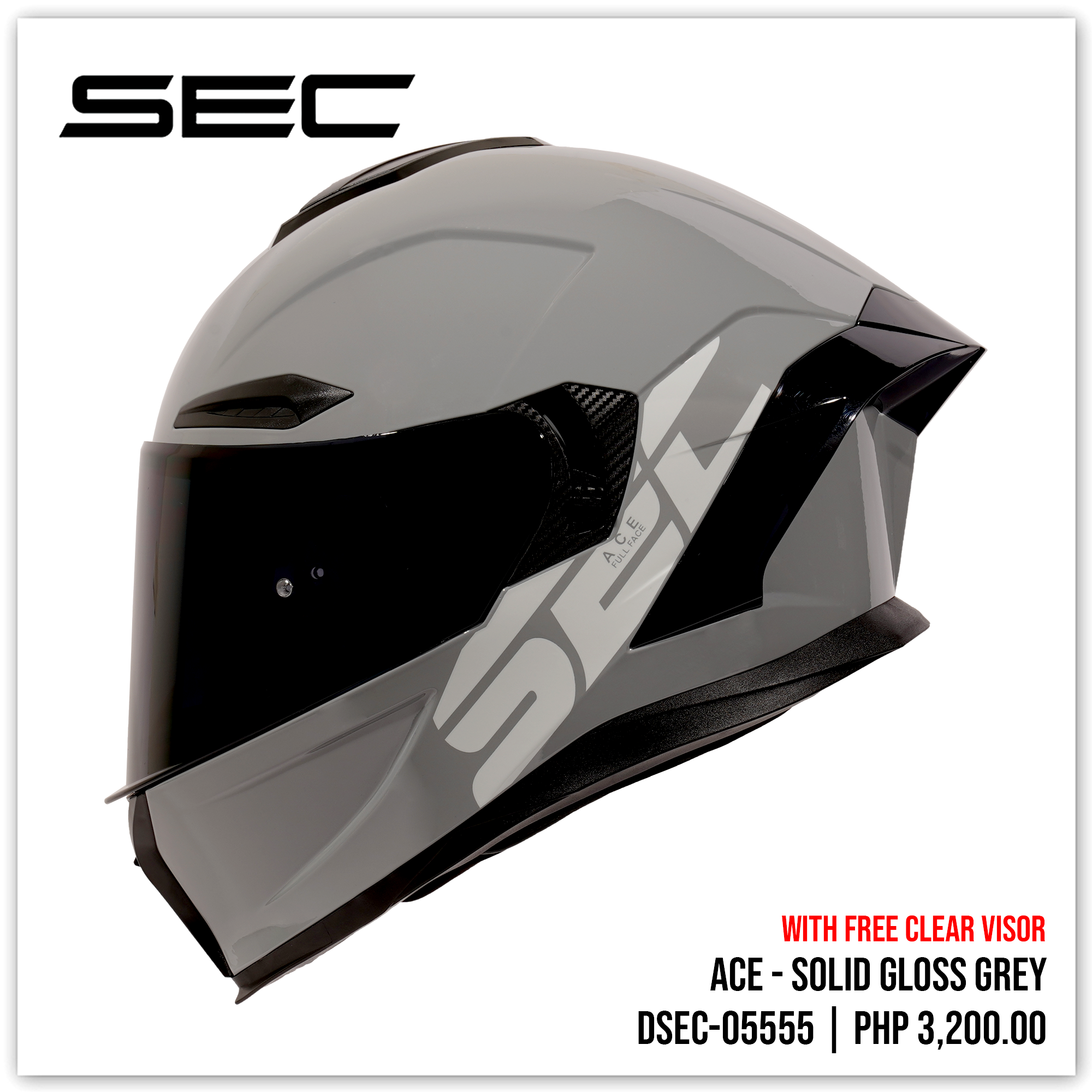 ACE - SOLID GLOSS GREY