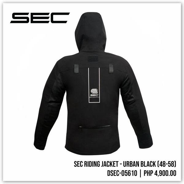 SEC Riding Jacket - Urban Black – SEC Motosupply