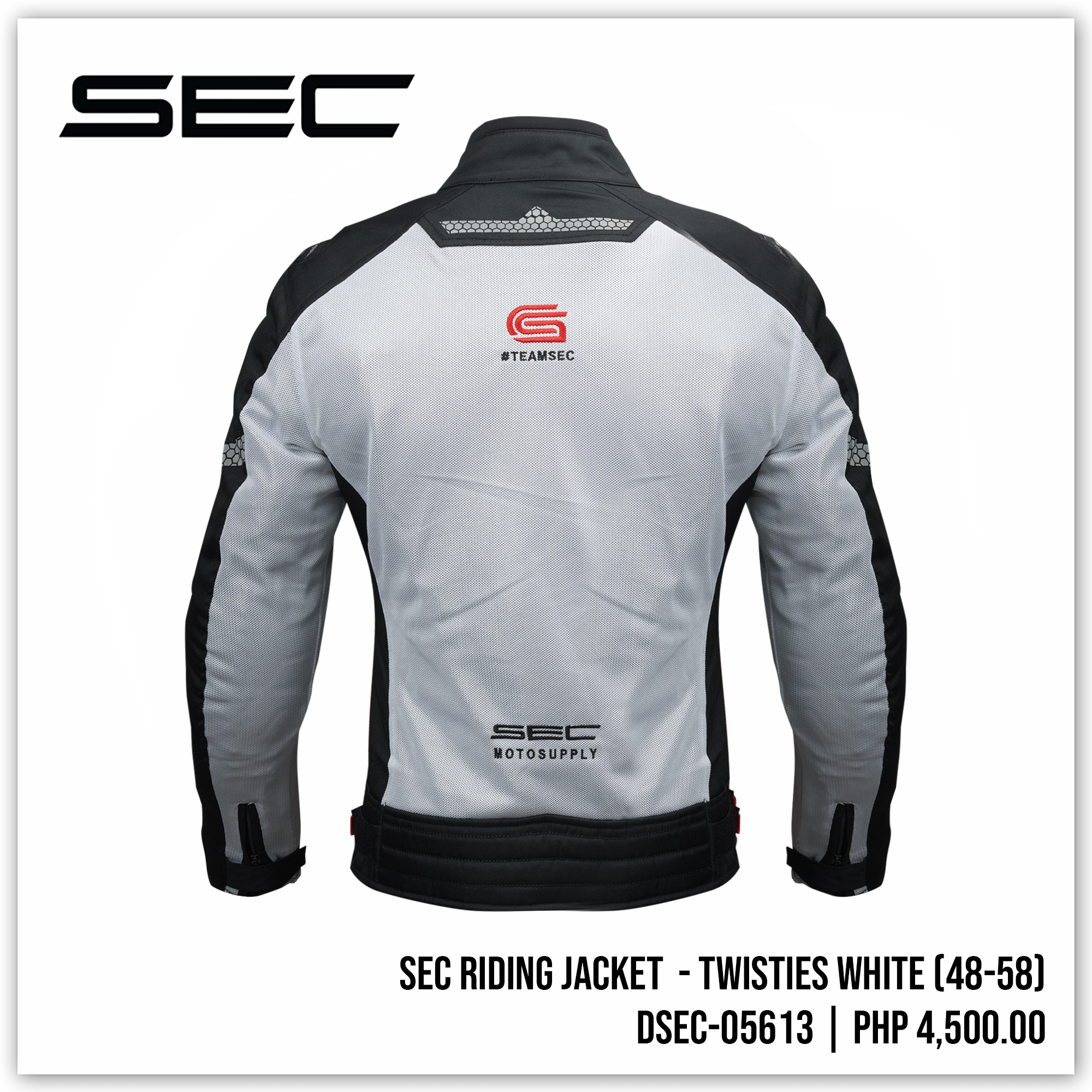 SEC Riding Jacket - Twisties White