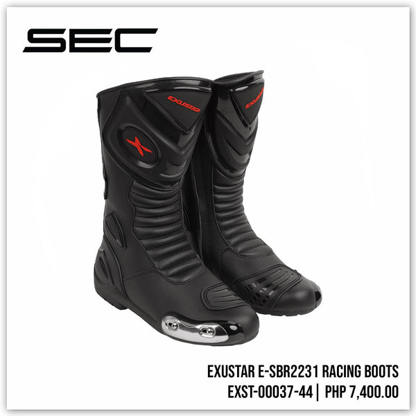 EXUSTAR E-SBR2231 Racing Boots – SEC Motosupply